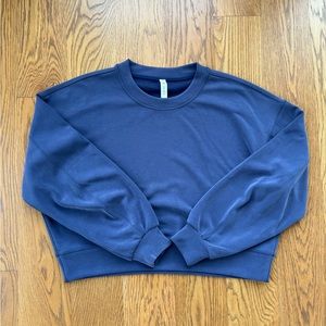 Lululemon Softstreme Crewneck Navy Size 8